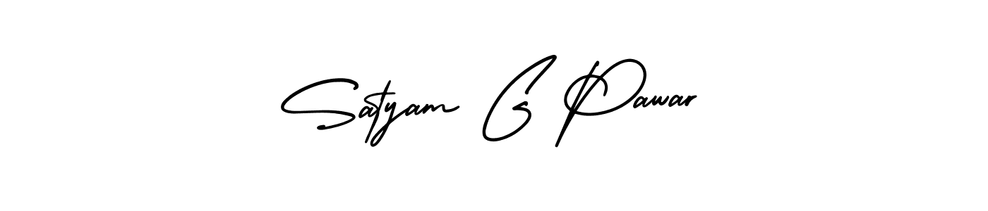 if you are searching for the best signature style for your name Satyam G Pawar. so please give up your signature search. here we have designed multiple signature styles  using AmerikaSignatureDemo-Regular. Satyam G Pawar signature style 3 images and pictures png