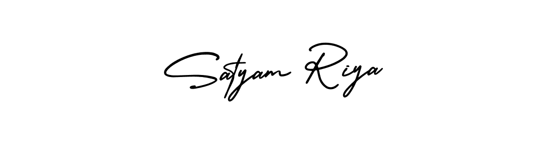 Best and Professional Signature Style for Satyam Riya. AmerikaSignatureDemo-Regular Best Signature Style Collection. Satyam Riya signature style 3 images and pictures png