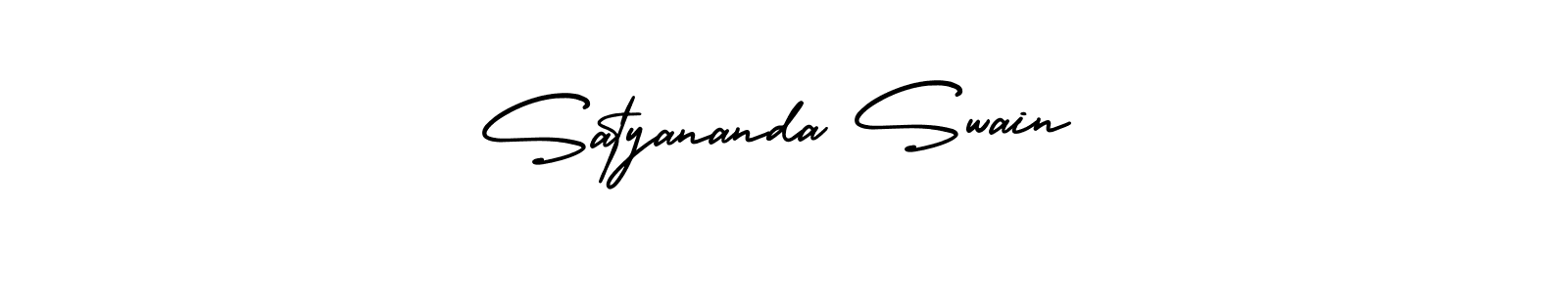 Satyananda Swain stylish signature style. Best Handwritten Sign (AmerikaSignatureDemo-Regular) for my name. Handwritten Signature Collection Ideas for my name Satyananda Swain. Satyananda Swain signature style 3 images and pictures png