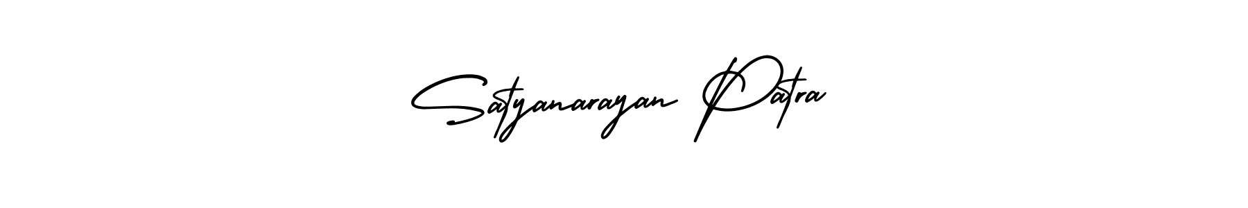 You should practise on your own different ways (AmerikaSignatureDemo-Regular) to write your name (Satyanarayan Patra) in signature. don't let someone else do it for you. Satyanarayan Patra signature style 3 images and pictures png