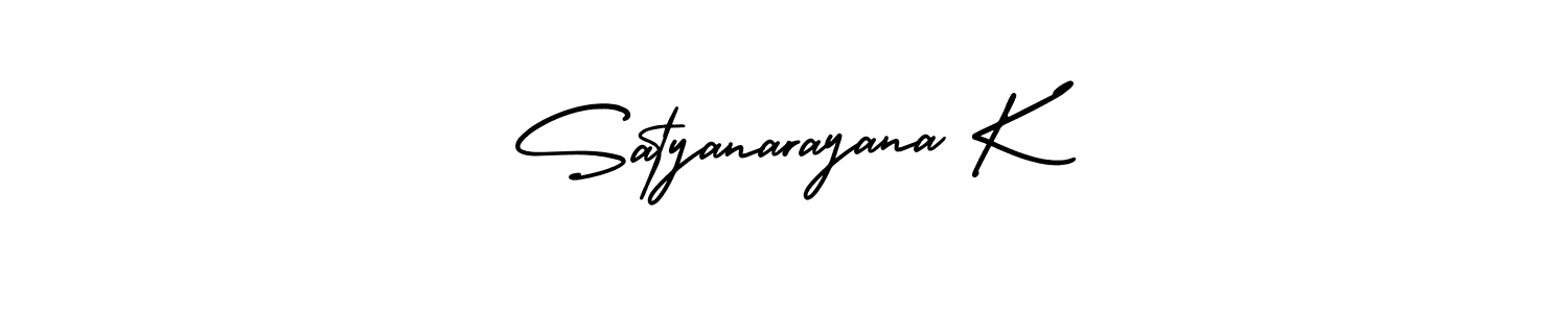 AmerikaSignatureDemo-Regular is a professional signature style that is perfect for those who want to add a touch of class to their signature. It is also a great choice for those who want to make their signature more unique. Get Satyanarayana K name to fancy signature for free. Satyanarayana K signature style 3 images and pictures png