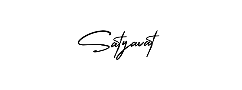 if you are searching for the best signature style for your name Satyavat. so please give up your signature search. here we have designed multiple signature styles  using AmerikaSignatureDemo-Regular. Satyavat signature style 3 images and pictures png