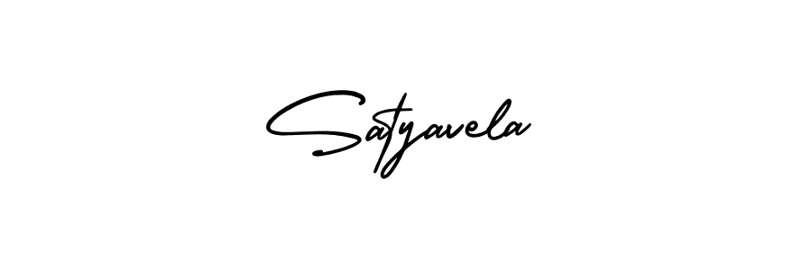 Create a beautiful signature design for name Satyavela. With this signature (AmerikaSignatureDemo-Regular) fonts, you can make a handwritten signature for free. Satyavela signature style 3 images and pictures png