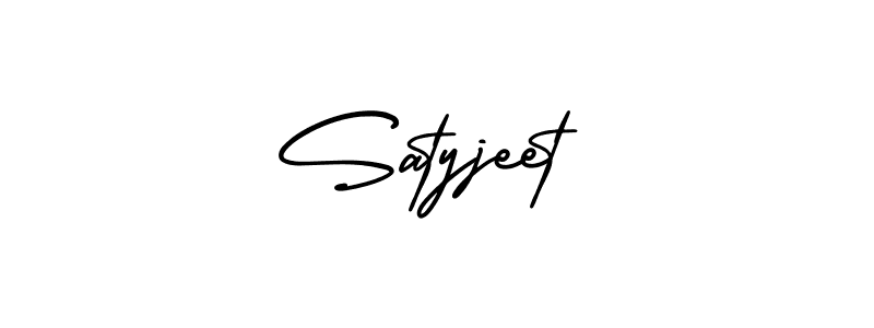 Satyjeet stylish signature style. Best Handwritten Sign (AmerikaSignatureDemo-Regular) for my name. Handwritten Signature Collection Ideas for my name Satyjeet. Satyjeet signature style 3 images and pictures png