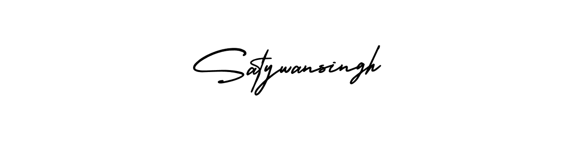 Satywansingh stylish signature style. Best Handwritten Sign (AmerikaSignatureDemo-Regular) for my name. Handwritten Signature Collection Ideas for my name Satywansingh. Satywansingh signature style 3 images and pictures png