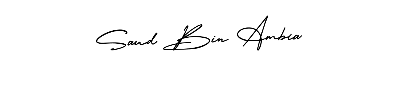 Check out images of Autograph of Saud Bin Ambia name. Actor Saud Bin Ambia Signature Style. AmerikaSignatureDemo-Regular is a professional sign style online. Saud Bin Ambia signature style 3 images and pictures png