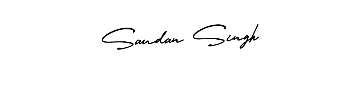 Similarly AmerikaSignatureDemo-Regular is the best handwritten signature design. Signature creator online .You can use it as an online autograph creator for name Saudan Singh. Saudan Singh signature style 3 images and pictures png