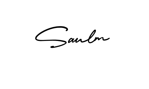 Saulm stylish signature style. Best Handwritten Sign (AmerikaSignatureDemo-Regular) for my name. Handwritten Signature Collection Ideas for my name Saulm. Saulm signature style 3 images and pictures png