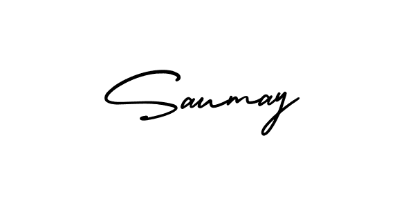 Make a short Saumay signature style. Manage your documents anywhere anytime using AmerikaSignatureDemo-Regular. Create and add eSignatures, submit forms, share and send files easily. Saumay signature style 3 images and pictures png