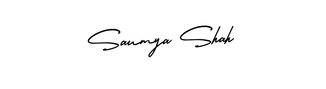 Make a beautiful signature design for name Saumya Shah. Use this online signature maker to create a handwritten signature for free. Saumya Shah signature style 3 images and pictures png