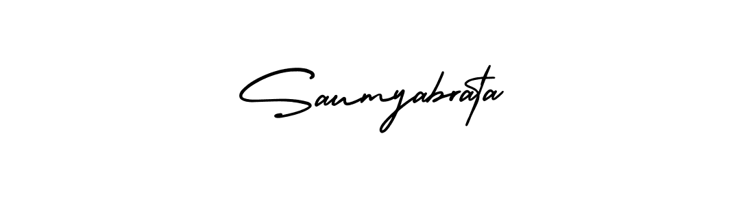 Similarly AmerikaSignatureDemo-Regular is the best handwritten signature design. Signature creator online .You can use it as an online autograph creator for name Saumyabrata. Saumyabrata signature style 3 images and pictures png