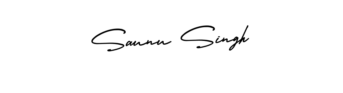 Make a short Saunu Singh signature style. Manage your documents anywhere anytime using AmerikaSignatureDemo-Regular. Create and add eSignatures, submit forms, share and send files easily. Saunu Singh signature style 3 images and pictures png