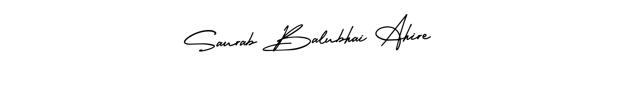 if you are searching for the best signature style for your name Saurab Balubhai Ahire. so please give up your signature search. here we have designed multiple signature styles  using AmerikaSignatureDemo-Regular. Saurab Balubhai Ahire signature style 3 images and pictures png