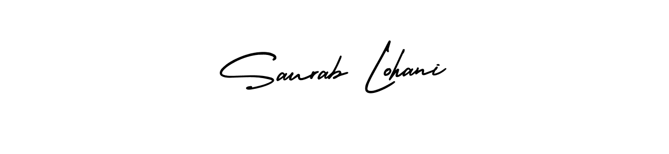 Design your own signature with our free online signature maker. With this signature software, you can create a handwritten (AmerikaSignatureDemo-Regular) signature for name Saurab Lohani. Saurab Lohani signature style 3 images and pictures png