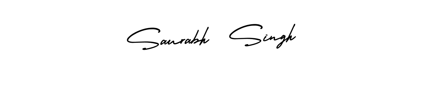 Make a beautiful signature design for name Saurabh  Singh. With this signature (AmerikaSignatureDemo-Regular) style, you can create a handwritten signature for free. Saurabh  Singh signature style 3 images and pictures png