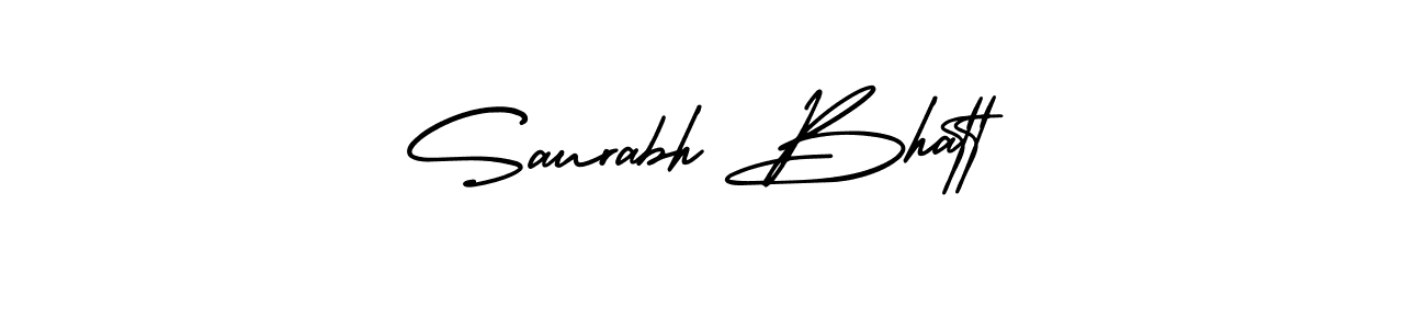 This is the best signature style for the Saurabh Bhatt name. Also you like these signature font (AmerikaSignatureDemo-Regular). Mix name signature. Saurabh Bhatt signature style 3 images and pictures png