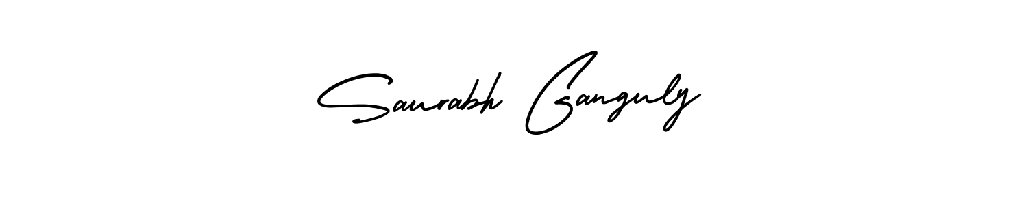 You should practise on your own different ways (AmerikaSignatureDemo-Regular) to write your name (Saurabh Ganguly) in signature. don't let someone else do it for you. Saurabh Ganguly signature style 3 images and pictures png