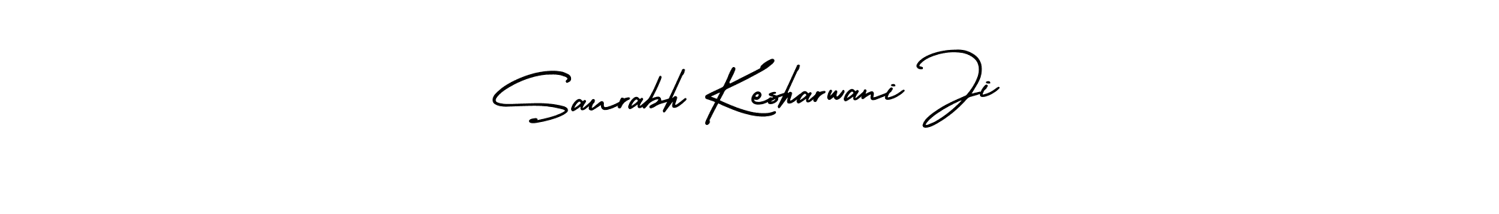 The best way (AmerikaSignatureDemo-Regular) to make a short signature is to pick only two or three words in your name. The name Saurabh Kesharwani Ji include a total of six letters. For converting this name. Saurabh Kesharwani Ji signature style 3 images and pictures png