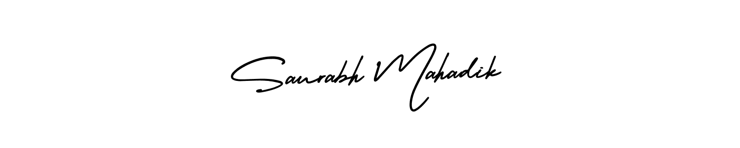 Also we have Saurabh Mahadik name is the best signature style. Create professional handwritten signature collection using AmerikaSignatureDemo-Regular autograph style. Saurabh Mahadik signature style 3 images and pictures png