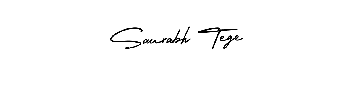 Make a beautiful signature design for name Saurabh Tege. Use this online signature maker to create a handwritten signature for free. Saurabh Tege signature style 3 images and pictures png