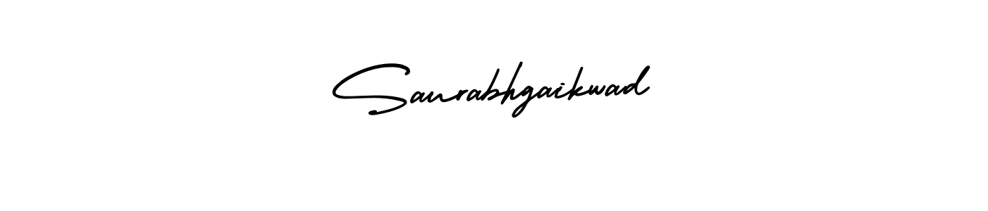 The best way (AmerikaSignatureDemo-Regular) to make a short signature is to pick only two or three words in your name. The name Saurabhgaikwad include a total of six letters. For converting this name. Saurabhgaikwad signature style 3 images and pictures png