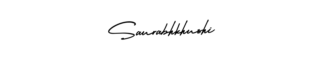 How to make Saurabhkhushi name signature. Use AmerikaSignatureDemo-Regular style for creating short signs online. This is the latest handwritten sign. Saurabhkhushi signature style 3 images and pictures png