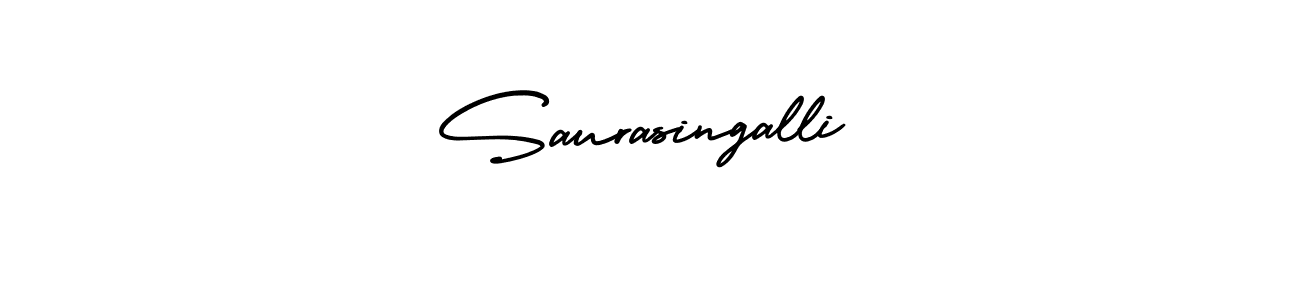 How to make Saurasingalli signature? AmerikaSignatureDemo-Regular is a professional autograph style. Create handwritten signature for Saurasingalli name. Saurasingalli signature style 3 images and pictures png