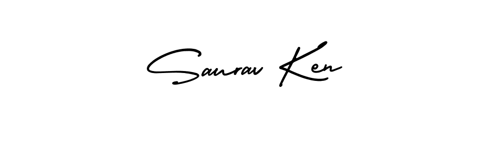 This is the best signature style for the Saurav Ken name. Also you like these signature font (AmerikaSignatureDemo-Regular). Mix name signature. Saurav Ken signature style 3 images and pictures png