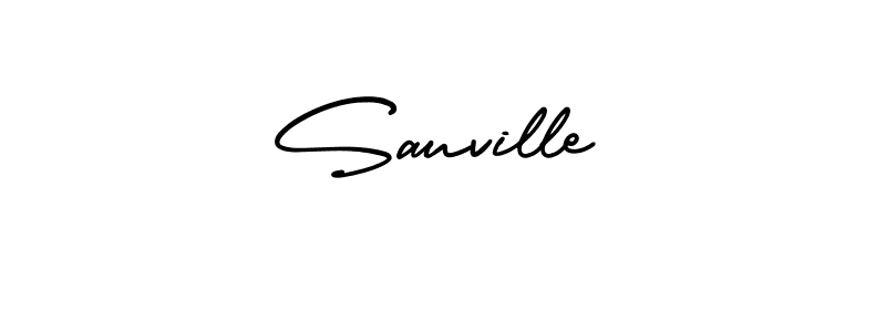 if you are searching for the best signature style for your name Sauville. so please give up your signature search. here we have designed multiple signature styles  using AmerikaSignatureDemo-Regular. Sauville signature style 3 images and pictures png