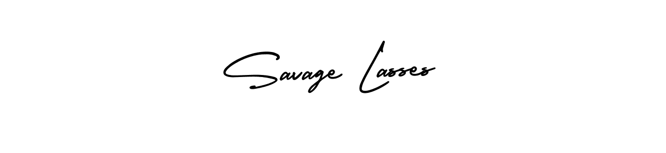 Also You can easily find your signature by using the search form. We will create Savage Lasses name handwritten signature images for you free of cost using AmerikaSignatureDemo-Regular sign style. Savage Lasses signature style 3 images and pictures png