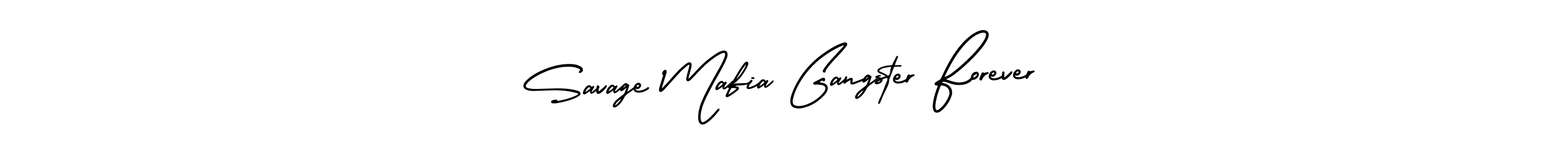 It looks lik you need a new signature style for name Savage Mafia Gangster Forever. Design unique handwritten (AmerikaSignatureDemo-Regular) signature with our free signature maker in just a few clicks. Savage Mafia Gangster Forever signature style 3 images and pictures png