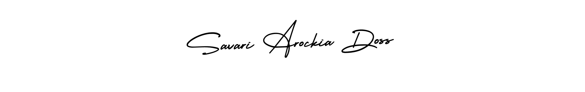How to make Savari Arockia Doss signature? AmerikaSignatureDemo-Regular is a professional autograph style. Create handwritten signature for Savari Arockia Doss name. Savari Arockia Doss signature style 3 images and pictures png
