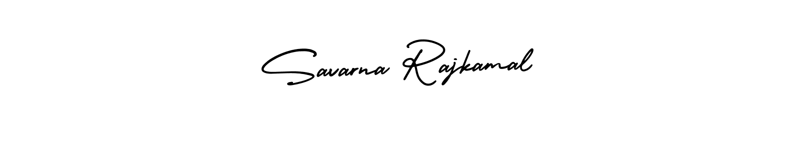 AmerikaSignatureDemo-Regular is a professional signature style that is perfect for those who want to add a touch of class to their signature. It is also a great choice for those who want to make their signature more unique. Get Savarna Rajkamal name to fancy signature for free. Savarna Rajkamal signature style 3 images and pictures png