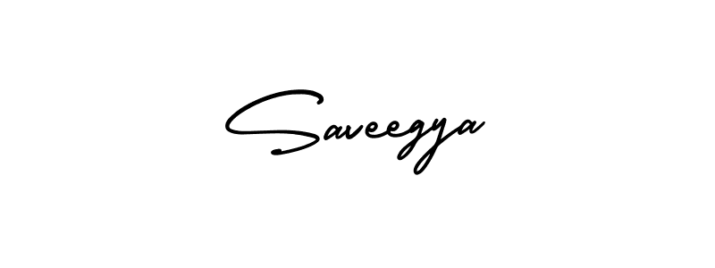 How to make Saveegya signature? AmerikaSignatureDemo-Regular is a professional autograph style. Create handwritten signature for Saveegya name. Saveegya signature style 3 images and pictures png
