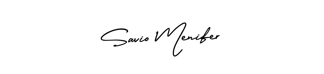 Make a beautiful signature design for name Savio Menifer. Use this online signature maker to create a handwritten signature for free. Savio Menifer signature style 3 images and pictures png