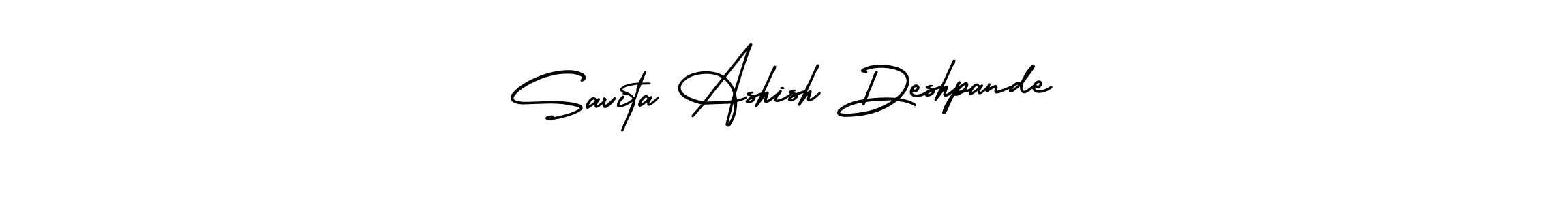 You can use this online signature creator to create a handwritten signature for the name Savita Ashish Deshpande. This is the best online autograph maker. Savita Ashish Deshpande signature style 3 images and pictures png