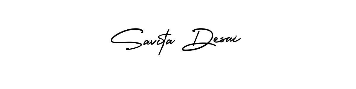 How to make Savita Desai signature? AmerikaSignatureDemo-Regular is a professional autograph style. Create handwritten signature for Savita Desai name. Savita Desai signature style 3 images and pictures png