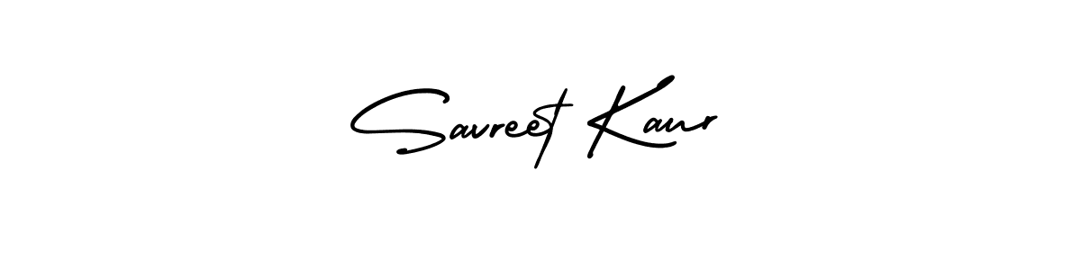 Design your own signature with our free online signature maker. With this signature software, you can create a handwritten (AmerikaSignatureDemo-Regular) signature for name Savreet Kaur. Savreet Kaur signature style 3 images and pictures png