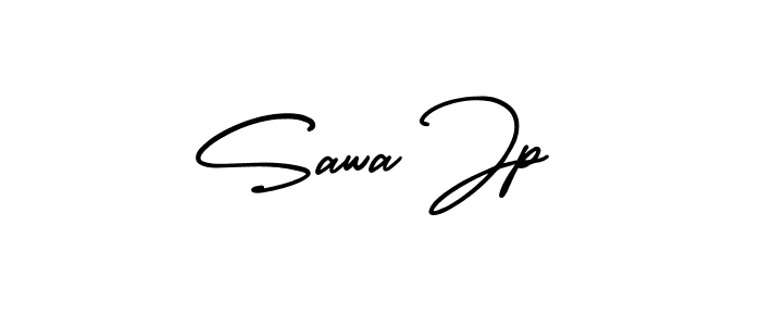 Design your own signature with our free online signature maker. With this signature software, you can create a handwritten (AmerikaSignatureDemo-Regular) signature for name Sawa Jp. Sawa Jp signature style 3 images and pictures png