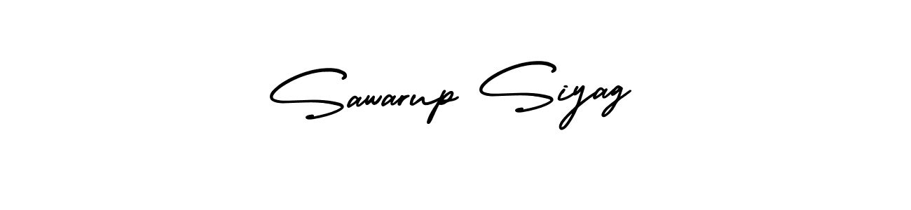 Use a signature maker to create a handwritten signature online. With this signature software, you can design (AmerikaSignatureDemo-Regular) your own signature for name Sawarup Siyag. Sawarup Siyag signature style 3 images and pictures png