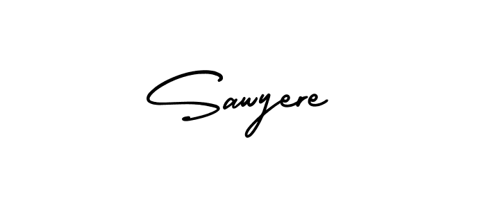 It looks lik you need a new signature style for name Sawyere. Design unique handwritten (AmerikaSignatureDemo-Regular) signature with our free signature maker in just a few clicks. Sawyere signature style 3 images and pictures png