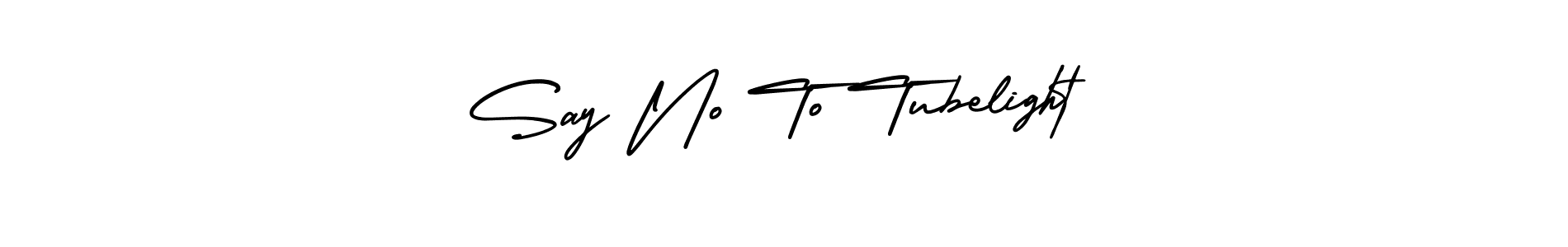 Create a beautiful signature design for name Say No To Tubelight. With this signature (AmerikaSignatureDemo-Regular) fonts, you can make a handwritten signature for free. Say No To Tubelight signature style 3 images and pictures png