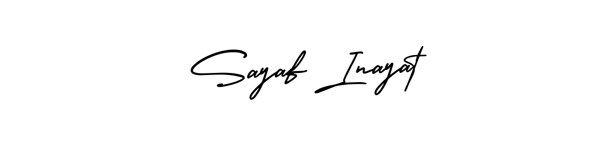 See photos of Sayaf Inayat official signature by Spectra . Check more albums & portfolios. Read reviews & check more about AmerikaSignatureDemo-Regular font. Sayaf Inayat signature style 3 images and pictures png