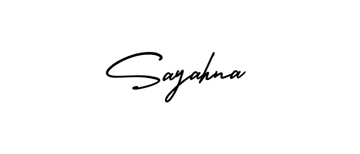 Also we have Sayahna name is the best signature style. Create professional handwritten signature collection using AmerikaSignatureDemo-Regular autograph style. Sayahna signature style 3 images and pictures png