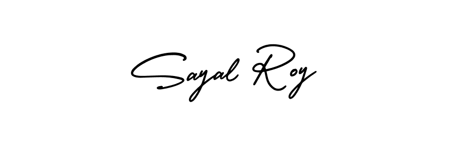 if you are searching for the best signature style for your name Sayal Roy. so please give up your signature search. here we have designed multiple signature styles  using AmerikaSignatureDemo-Regular. Sayal Roy signature style 3 images and pictures png