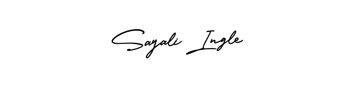 Use a signature maker to create a handwritten signature online. With this signature software, you can design (AmerikaSignatureDemo-Regular) your own signature for name Sayali Ingle. Sayali Ingle signature style 3 images and pictures png