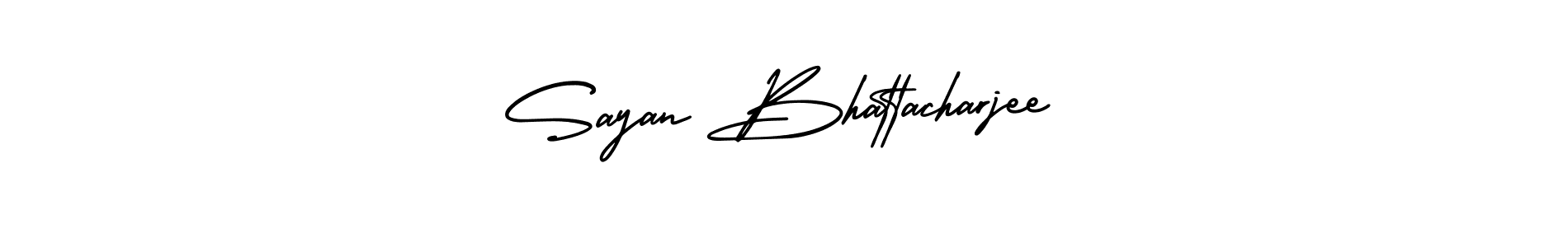 Make a short Sayan Bhattacharjee signature style. Manage your documents anywhere anytime using AmerikaSignatureDemo-Regular. Create and add eSignatures, submit forms, share and send files easily. Sayan Bhattacharjee signature style 3 images and pictures png