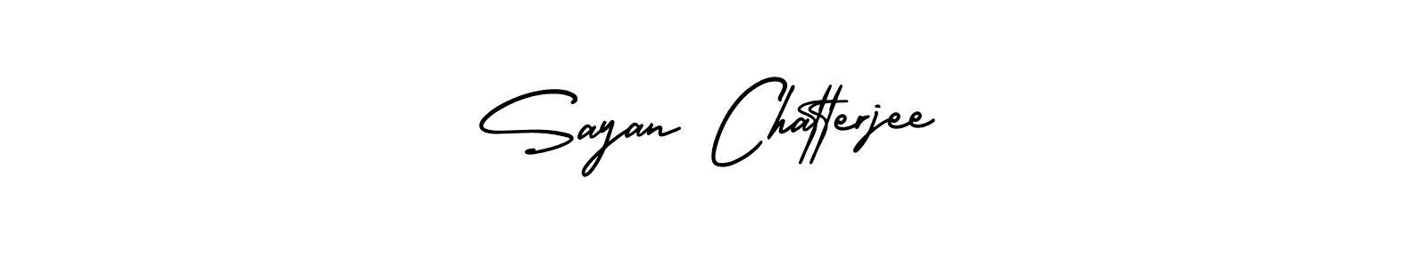 How to make Sayan Chatterjee signature? AmerikaSignatureDemo-Regular is a professional autograph style. Create handwritten signature for Sayan Chatterjee name. Sayan Chatterjee signature style 3 images and pictures png