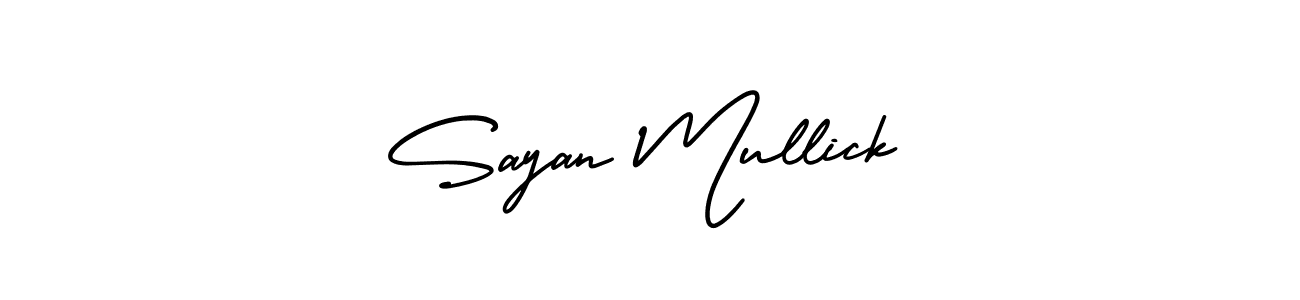 AmerikaSignatureDemo-Regular is a professional signature style that is perfect for those who want to add a touch of class to their signature. It is also a great choice for those who want to make their signature more unique. Get Sayan Mullick name to fancy signature for free. Sayan Mullick signature style 3 images and pictures png