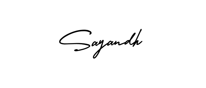 Also we have Sayandh name is the best signature style. Create professional handwritten signature collection using AmerikaSignatureDemo-Regular autograph style. Sayandh signature style 3 images and pictures png